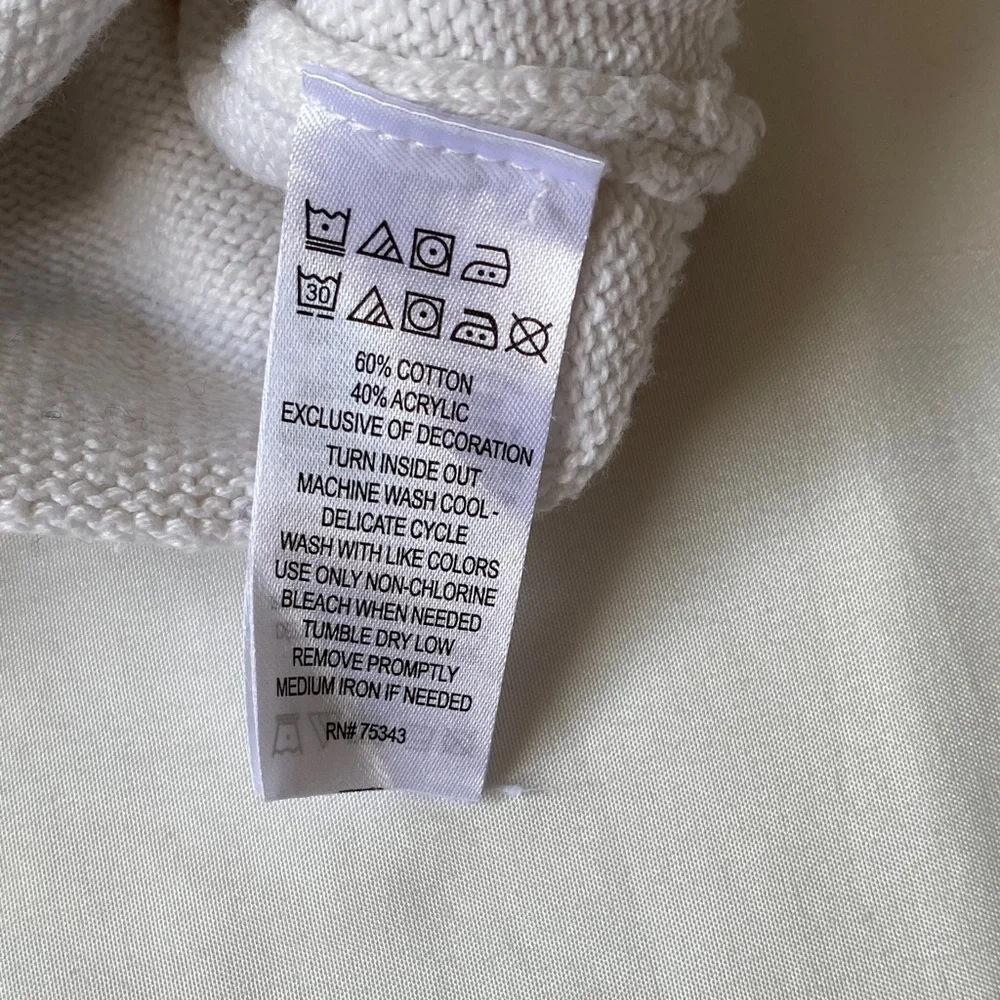 Adorable White Kids Sweater with Penguin Design